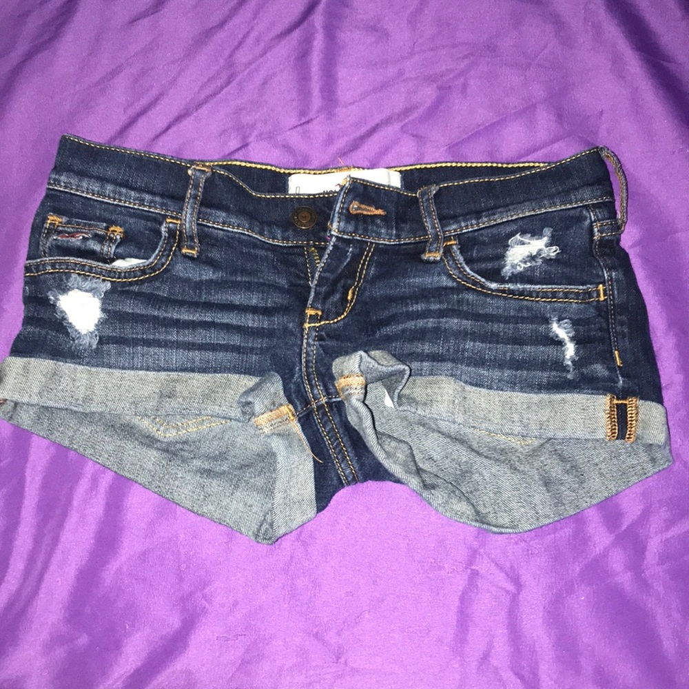 Hollister jean shorts